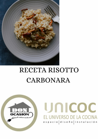 RECETA RISOTTO CARBONARA